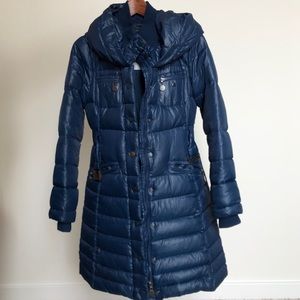 Navy Benetton Puff Coat